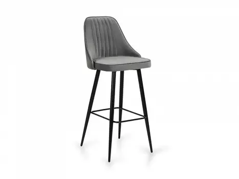 Стул барный franz (ogogo) серый 47x110x50 см.