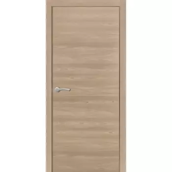 Дверь межкомнатная глухая с замком в комплекте 90x200 см Hardflex цвет коричневый