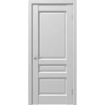 Дверь межкомнатная глухая Artens Магнолия 90x200 см ПВХ цвет белое дерево с замком и петлями