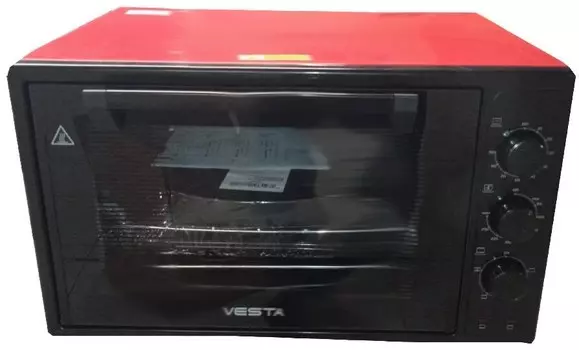 Мини-печь Vesta MP-V 2332 L черно-красная