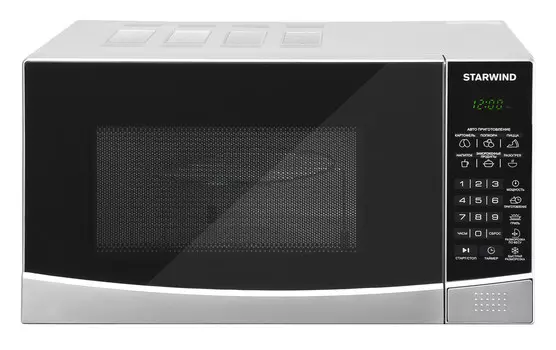 Микроволновая печь Starwind SMW 3120 серебристый/черный