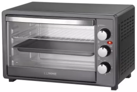 Мини-печь Lumme LU-1709 серый жемчуг