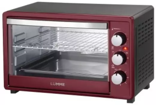 Мини-печь Lumme LU-1710 бордовый гранат