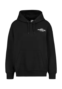 Толстовка MIT KNGURUTASCHE UND SLOGAN-PRINT - Hoodie Sublevel, черный