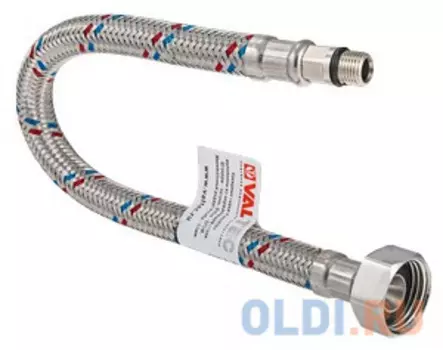 Гибкая подводка для воды М10х18 - G1/2" 60см Гайка-Н.сталь/ниппель-Н.сталь 1шт