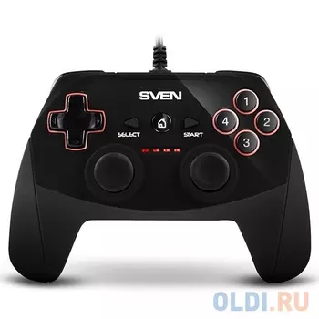 Геймпад SVEN GC-250 (11 кл. 2 мини-джойстика, D-pad, PC/Xinput/PS3/Android)