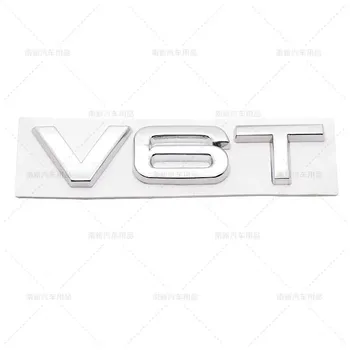 3D Металл V6T V8T боковое крыло эмблема хвост багажник логотип значок наклейка стайлинг автомобиля для A3 A4 A5 A6 A7 A8 S3 S4 S5 S6 Q3 Q5 Q7 V6T-Red