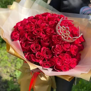 КОЛИБРИ ЦВЕТОЧНЫЙ САЛОН Букет для королевы