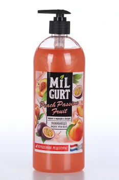Крем-мыло Milgurt Персик/маракуйя в йогурте жид, 860 г