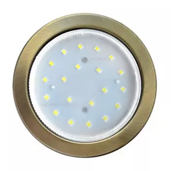 Светильник встраиваемый GX53 бронза 10 Вт IP20 Ecola H4 (10 шт.) (FN5310ECB)