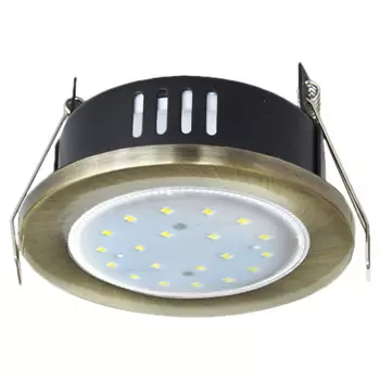 Светильник встраиваемый GX53 бронза 10 Вт IP65 Ecola H9 (FN5365ECB)