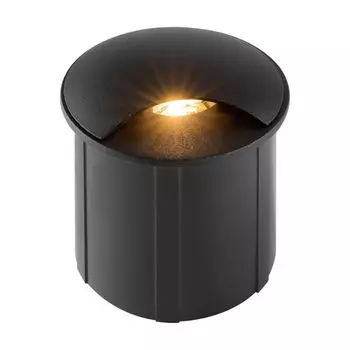 Светильник светодиодный тротуарный встраиваемый Outdoor Biscotti черный 3000К 3 Вт IP65 (O035-L3B3K)