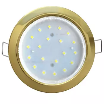 Светильник встраиваемый GX53 золото 10 Вт IP20 Ecola H4 (10 шт.) (FG5310ECB)