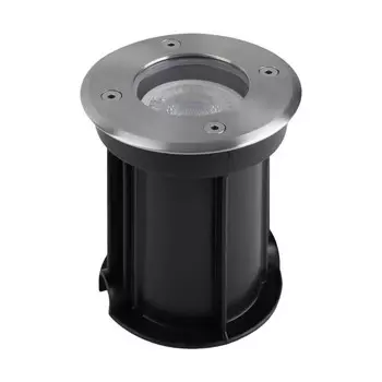Светильник тротуарный встраиваемый Outdoor Tubo серебро GU10 35 Вт IP65 (O043DL-01S)