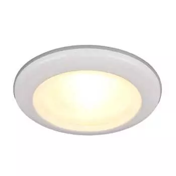 Светильник встраиваемый G5.3 белый 50 Вт IP44 Elektrostandard Moist (a031492)