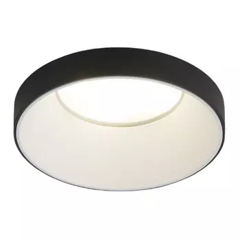 Светильник встраиваемый GU10 белый/черный 50 Вт IP20 Elektrostandard Discus (a053339)
