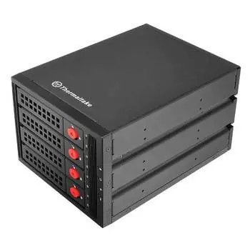 Сменный бокс для HDD/SSD Thermaltake Max 3504 SATA I/II/III/SAS черный (st-007-m31stz-a2)