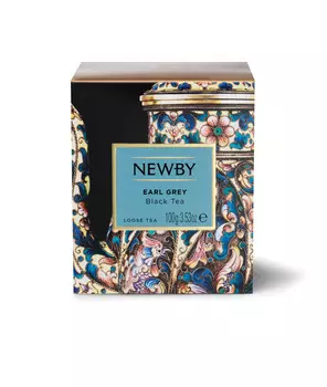 Чай черный Newby Earl Grey с бергамотом 100г