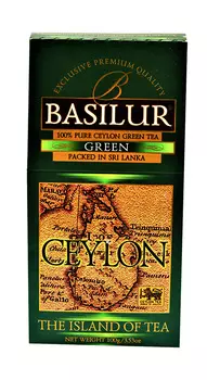 Чай зеленый Basilur The island of tea Ceylon 100г