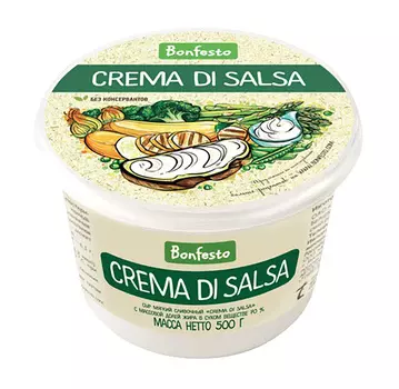 БЗМЖ Сыр Crema di Salca Bonfesto 70% 500г Беларусь