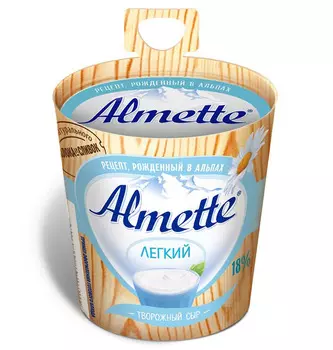 БЗМЖ Сыр творож Almette легкий 150г Россия