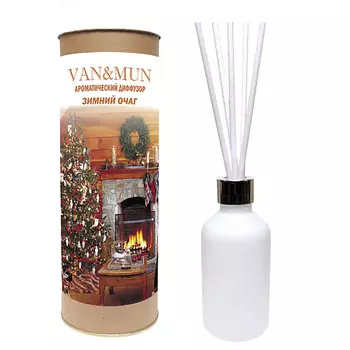 VAN&MUN Ароматический диффузор Зимний очаг с палочками 60.0