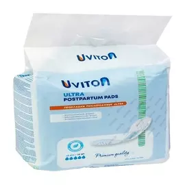 UVITON Прокладки послеродовые ультра впитывающие Ultra 10.0