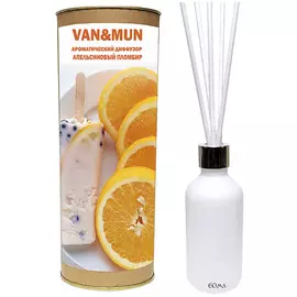 VAN&MUN Ароматический диффузор Апельсиновый пломбир с палочками для дома 60.0