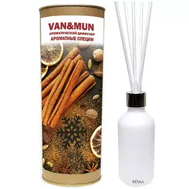 VAN&MUN Ароматический диффузор Ароматные специи с палочками для дома и офиса 60.0