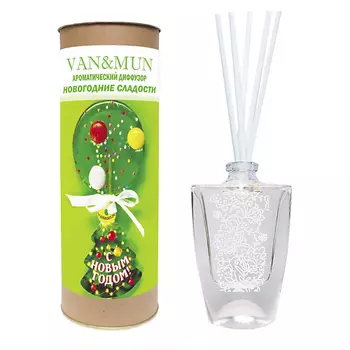VAN&MUN Ароматический диффузор Новогодние сладости с палочками 45.0