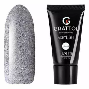 Grattol, Акригель Diamond Reflective, 30 мл