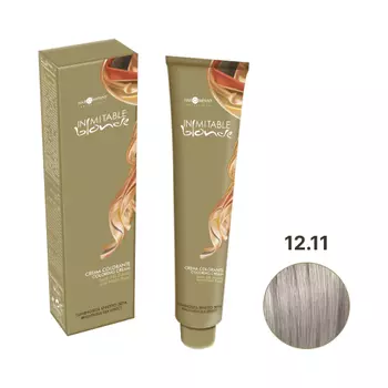 Hair Company, Крем-краска Inimitable Color 12.11, Супер блондин интенсивно-серебрянный