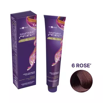 Hair Company, Крем-краска Inimitable Color 6, Темно-русый розовый