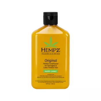 HEMPZ, Кондиционер "Оригинальный", для поврежденных и окрашенных волос, 250 мл
