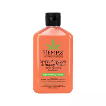 Hempz, Кондиционер растительный Ананас и Медовая Дыня для придания объёма, 250 мл