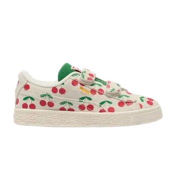 Кроссовки Puma Bebe De Pino x Suede Classic 21 Little Kid Frosted Ivory Cherries, кремовый