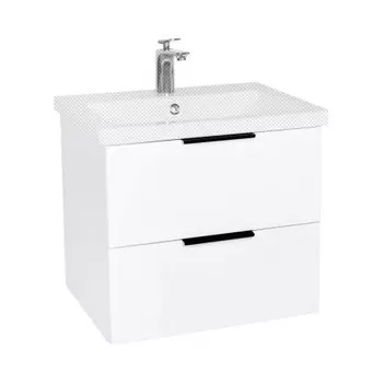 Тумба VIANT "Берлин" MODUO 60 2 ств белая 444х570х820 (VBER60MDBEL-T2ST)