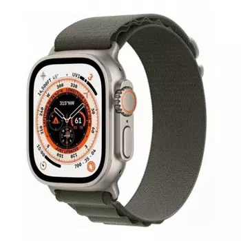 Умные часы Apple Watch 8 Ultra 49mm Titanium Case Starlight Ti Green M (MQEW3LL/A)