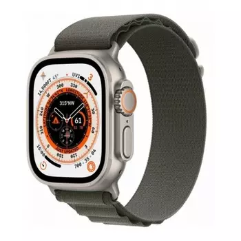 Умные часы Apple Watch 8 Ultra 49mm Titanium Case with Green (MNHC3LL/A)