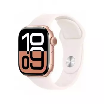Умные часы Apple Watch Series 10 42mm S/M (MWWH3LW/A) Rose Gold with Light Blush Band
