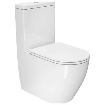 Унитаз-компакт безободковый D&K Matrix 630*365*840мм (DT1397016)