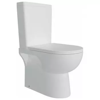 Унитаз напольный Teymi Aina безободковый, сиденье микролифт T40205
