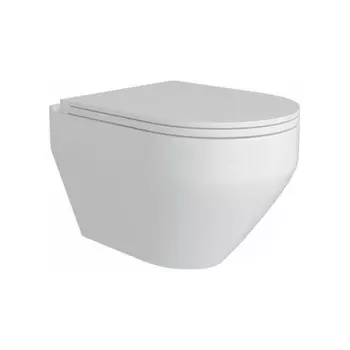 Унитаз подвесной Teymi Demi безободковый, сиденье микролифт T40208