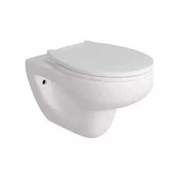 Унитаз подвесной Teymi Hanna Pro безободковый, сиденье микролифт T40901