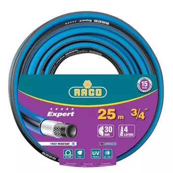 Поливочный шланг Rасо EXPERT 40302-3/4-25 (четырёхслойный, армированный, 3/4", 25 м)