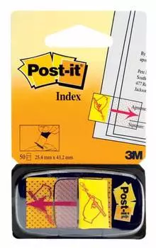 Закладки самокл. ярлыки 3M POST-IT 680-31-RU 7000042770 1цв.в упак. 50лист 25мм