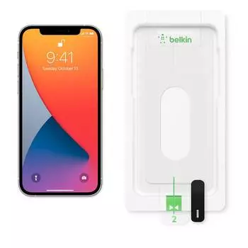 Защитное стекло Belkin Ultraglass для Apple iPhone 12/12 Pro (ova033dsapl) (плохая упаковка)