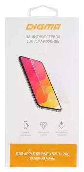 Защитное стекло Digma 3D для Apple iPhone X/XS/11 Pro (dgg3ap11pa)
