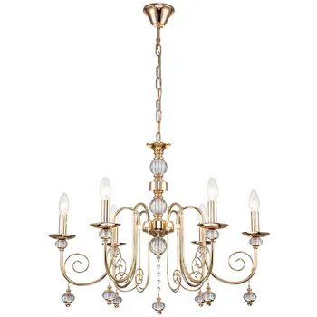 Подвесная люстра 678/6PL E14*40W Escada Shine Gold