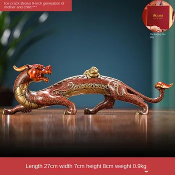 Creative Crafts Desktop Decoration CopperStyle Home Decoration Wine Cabinet Hallway Living Room Opening Gift High-End Simplicity